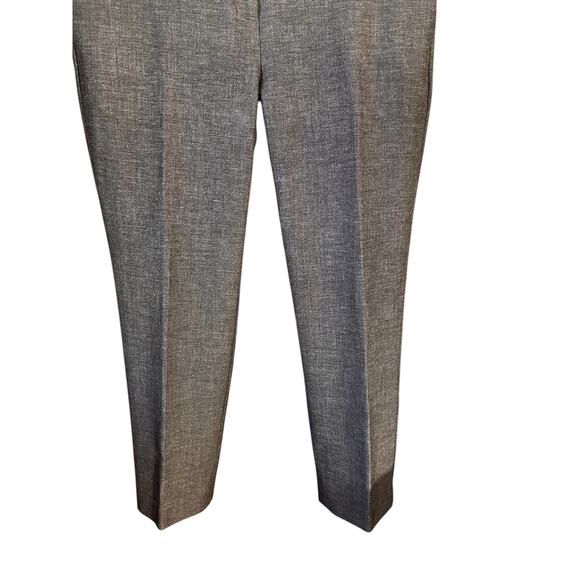 Ann Taylor Women's Gray Straight Leg Devin Fit Dress Pants Slacks Size 10 - Picture 4 of 10